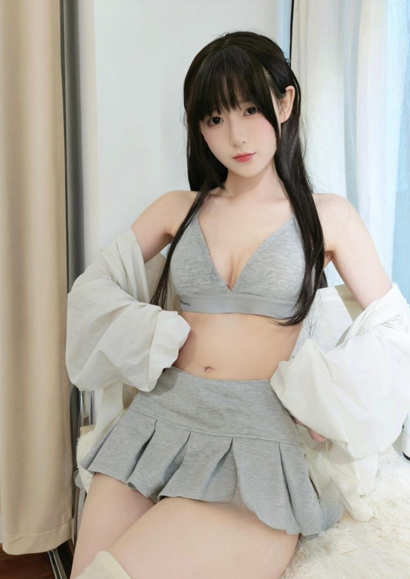 迷之呆梨(发条少女) – 超短短裙-不看后悔